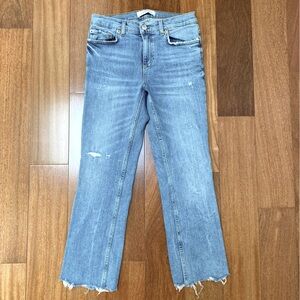 Zara Woman Distress Premium Denim Jeans-4